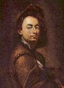 Peter Johannes Brandl Self portrait oil painting reproduction